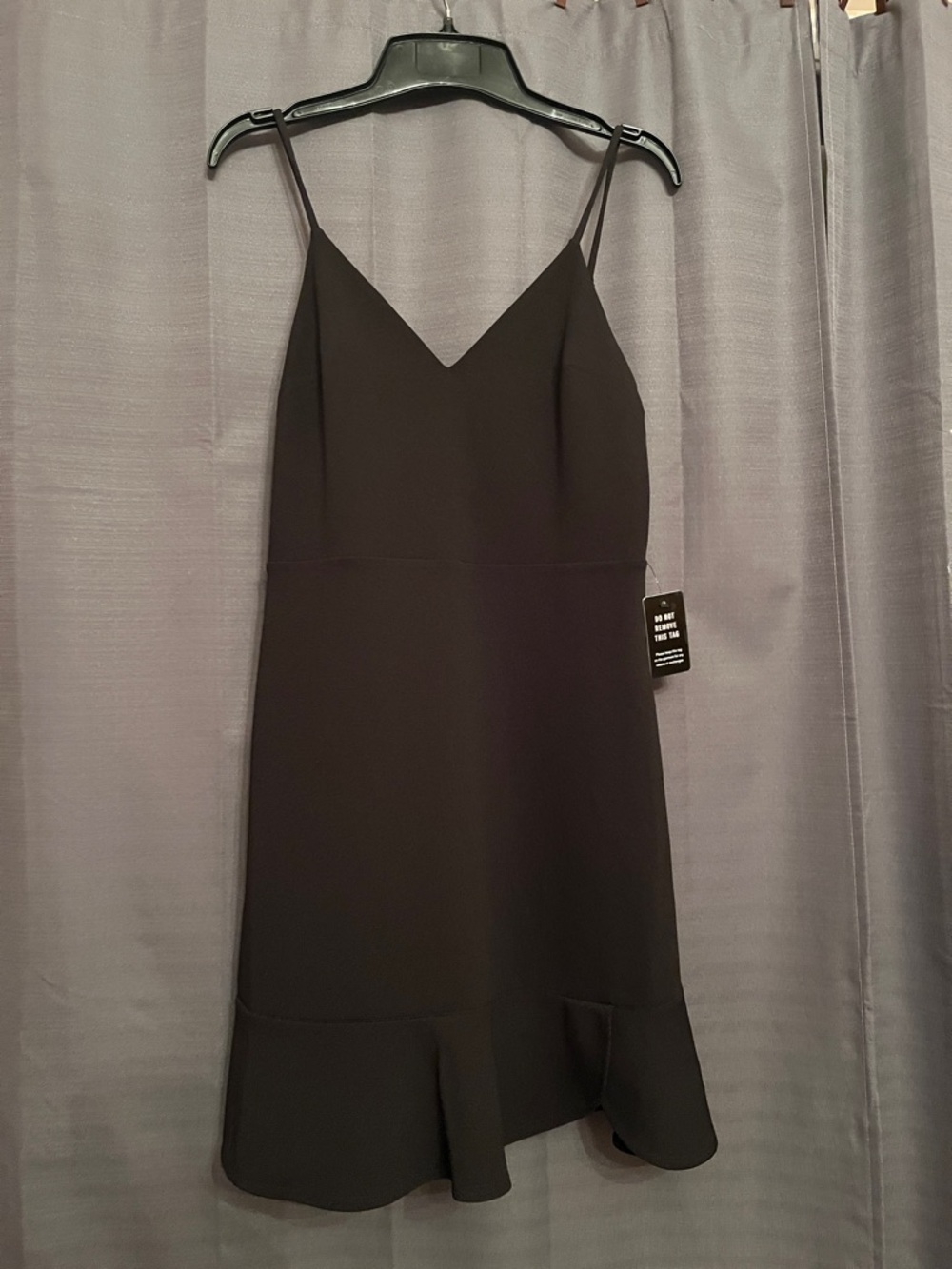 Express Black V-Neck Mini Dress